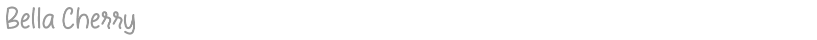 Bella Cherry font preview